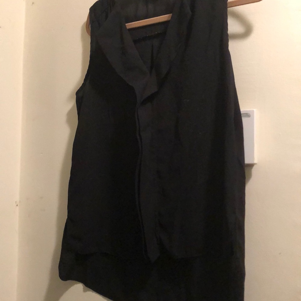 Black tank blouse